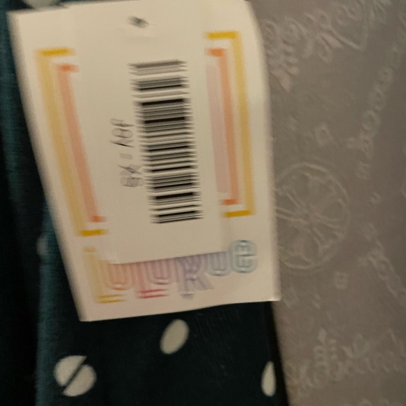 NWT Lularoe  Green like dark teal and White Polka Dot Joy.  Size XS - Picture 7 of 8